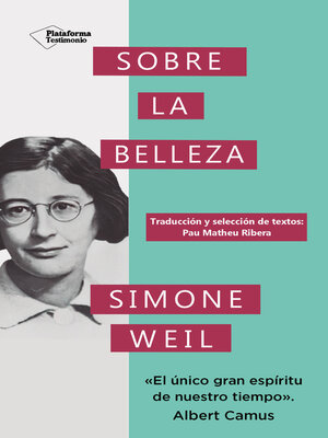 cover image of Sobre la belleza